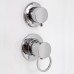 Душевая кабина AvaCan D271SEL AVA 100x100 с электрикой, стекла матовые, профиль хром