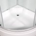Душевая кабина AvaCan D271SEL AVA 100x100 с электрикой, стекла матовые, профиль хром