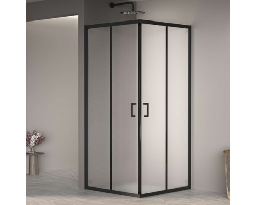 Душевой уголок RGW PA-030 80x80 матовое стекло / профиль черный 3508103088-24