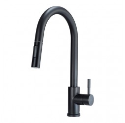 Deante Lima Смеситель для мойки с выдвижным изливом, черный
