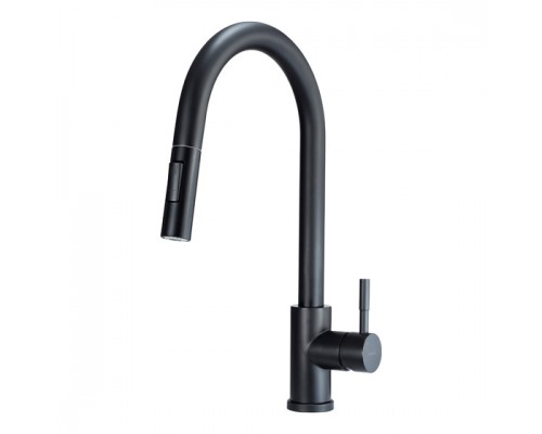 Deante Lima Смеситель для мойки с выдвижным изливом, черный
