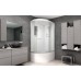 Душевая кабина AvaCan D512SREL AVA 120x90 с электрикой, правая, стекла матовые, профиль хром