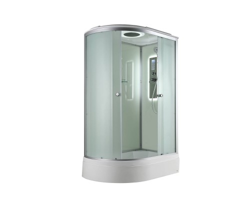 Душевая кабина AvaCan D3012RLED AVA 120x80 правая, LED, стекла матовые, профиль хром