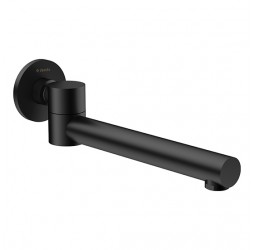 Deante Cascada Излив складной для ванны круглый, черный