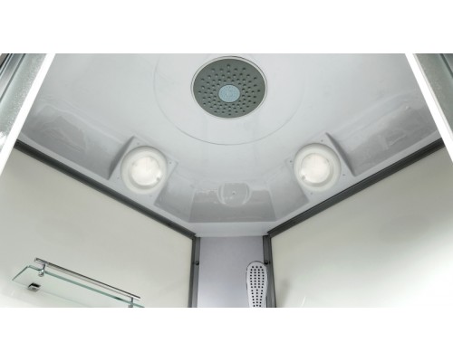 Душевая кабина AvaCan L980EL AVA 80x80 с электрикой (стекла матовые с рисунком)