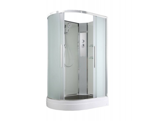 Душевая кабина Avacan EM2912RN AVA 120x90 правая, без крыши, стекла матовые, профиль хром