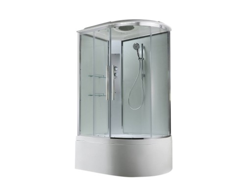 Душевая кабина Avacan EM5811LT AVA 110x80 левая, стандарт, стекла прозрачные, профиль хром