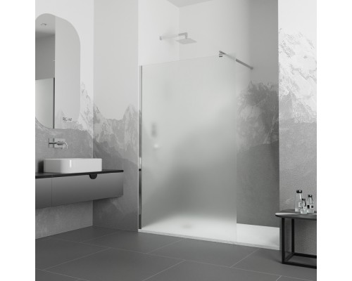 Душевая перегородка RGW WA-02-1 неподвижное Walk In cтекло Cora, 6 мм 70*195 xром 411002107-41