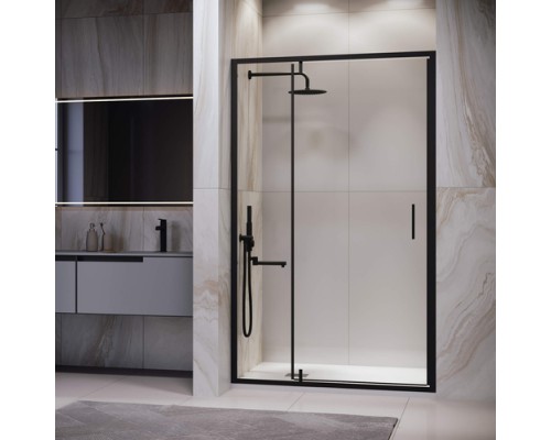 Распашная душевая дверь RGW LE-103-B 110*195 прозрачное стекло 6 мм 711210311-14