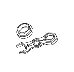 29989601 TRES запчасть КЛЮЧ ДЛЯ КАРТРИДЖА+ ПРОКЛАДКА