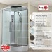 Душевая кабина AvaCan EM2812LT AVA 120x80 левая, стандарт, стекла прозрачные, профиль хром