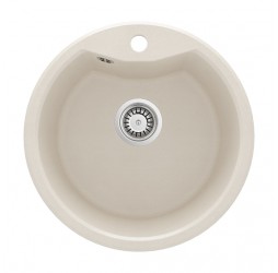 Deante Fiesta Solis бежевый - мойка 1 чаша, 480*480*180 мм + сифон SPACE SAVER