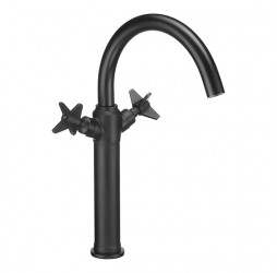 Deante Temisto Nero Смеситель для раковины высокий, черный