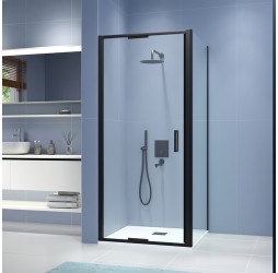 Душевой уголок RGW Stilvoll 80х70 703214587-14 черный, стекло прозрачное