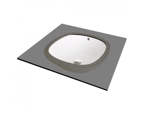 Deante Alpinia Умывальник врезной, 380*380 мм