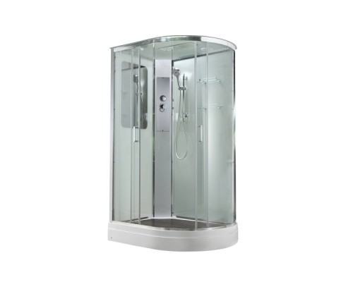 Душевая кабина AvaCan A2812L AVA 120x80 левая, стандарт, стекла прозрачные, профиль хром