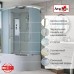 Душевая кабина AvaCan EM5912L AVA 120x90 левая, стандарт, стекла матовые, профиль хром