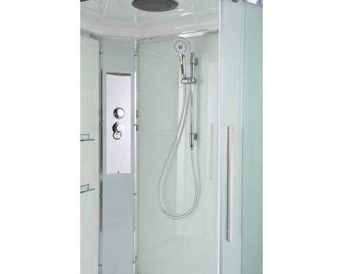 Душевая кабина AvaCan EM5912L AVA 120x90 левая, стандарт, стекла матовые, профиль хром