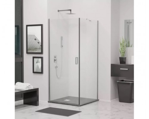 Душевой уголок RGW Leipzig LE-034 90x80 прозрачное стекло / профиль хром