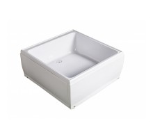 Душевой поддон акриловый квадратный RIVER WEMOR  90/38 S 900*900*380 мм