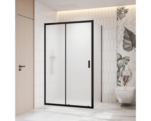 Душевой уголок RGW Classic CL-133B 060913359-44 150х90 см, профиль черный, стекло Cora