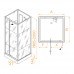 Душевая кабина RGW AN-207 Frost Line 90x90см, цвет профиля белый, стекло 5 мм 411320799-95