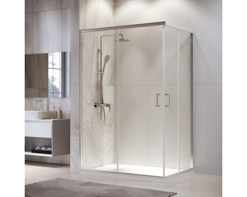 Душевой уголок RGW PA-246 Passage 030824680-11, 80 х 100 см, стекло прозрачное, профиль хром