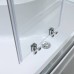 Душевая кабина Avacan EM5811LLEDT AVA 110x80 левая, LED, стекла прозрачные, профиль хром