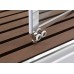 Душевая кабина AvaCan V2010LED AVA 100x100 LED, стекла прозрачные, профиль хром