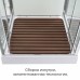 Душевая кабина AvaCan V2010LED AVA 100x100 LED, стекла прозрачные, профиль хром