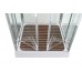 Душевая кабина AvaCan V2010LED AVA 100x100 LED, стекла прозрачные, профиль хром