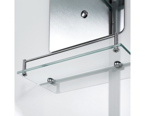 Душевая кабина AvaCan EM1580GM AVA 80x80 с гидромассажем, стекла с узором, профиль хром