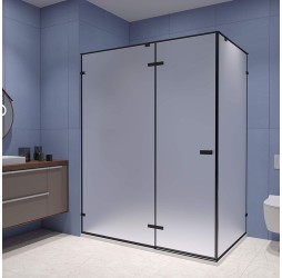 Душевой уголок RGW Stilvoll SV-040-B, 353204020-24, 120 х 100 см, стекло матовое, профиль черный