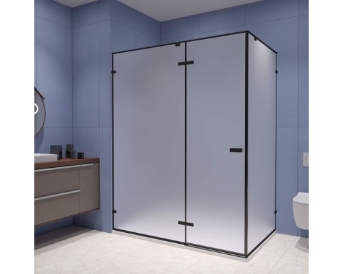 Душевой уголок RGW Stilvoll SV-040-B, 353204020-24, 120 х 100 см, стекло матовое, профиль черный