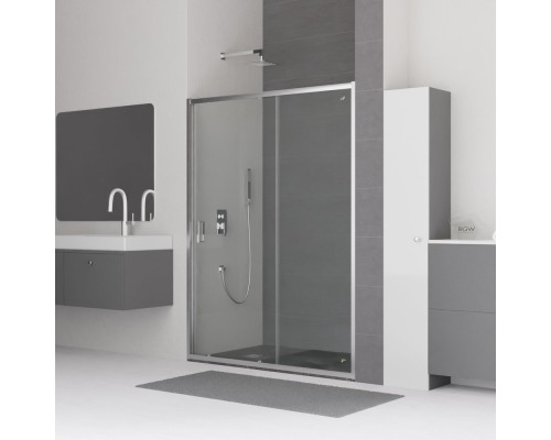 Раздвижная душевая дверь RGW CL-14 110*185 прозрачное стекло 5 мм 32091411-11