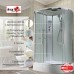 Душевая кабина Avacan EM3812LT AVA 120x80 левая, стандарт, стека прозрачные, профиль хром