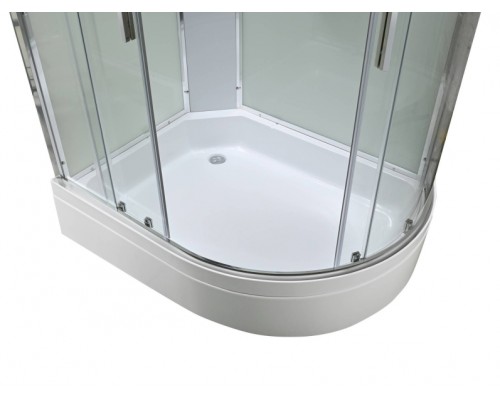 Душевая кабина Avacan EM3812LT AVA 120x80 левая, стандарт, стека прозрачные, профиль хром