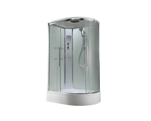 Душевая кабина Avacan EM3812LT AVA 120x80 левая, стандарт, стека прозрачные, профиль хром