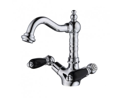 Смеситель для умывальника Caprigo Adria-classic Black Edition 03B-526-CRM