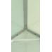 Душевая кабина AvaCan D511SEL AVA 110x110 с электрикой, стекла матовые, профиль хром