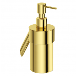 Deante Silia Gold Дозатор для мыла настенный, золото