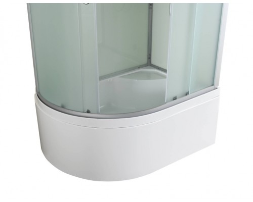 Душевая кабина AvaCan D5012RLED AVA 120x80 правая, LED, стекла матовые, профиль хром