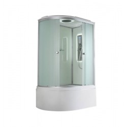 Душевая кабина Avacan D5012RLED AVA 120x80 правая, LED, стекла матовые, профиль хром