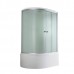 Душевая кабина AvaCan D5012RLED AVA 120x80 правая, LED, стекла матовые, профиль хром