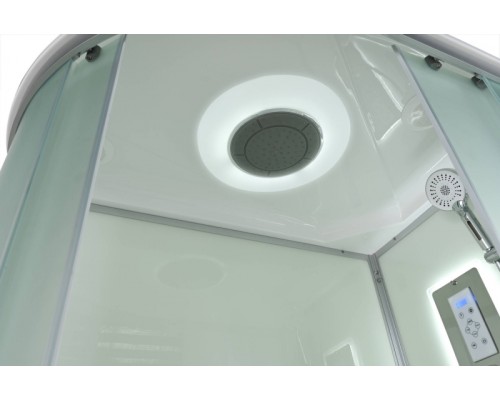 Душевая кабина AvaCan D5012RLED AVA 120x80 правая, LED, стекла матовые, профиль хром