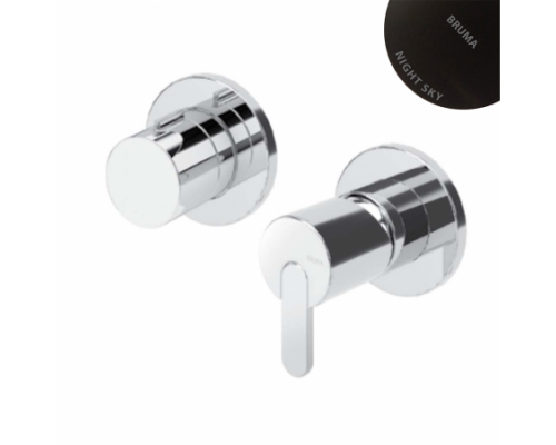 Смеситель скрытого монтажа, с 3 выходами Leaf 167 312 3NS Night sky