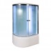 Душевая кабина AvaCan D120SRLED AVA 120x80 LED, правая, стекла матовые, профиль хром