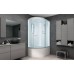 Душевая кабина AvaCan D120SRLED AVA 120x80 LED, правая, стекла матовые, профиль хром