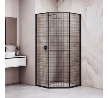 Душевой уголок RGW SV-82B R 80x120 33328282-244R стекло черная вуаль, профиль черный