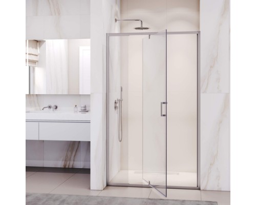 Распашная душевая дверь RGW PA-008 90-100*195 прозрачное стекло 6 мм 350800890-11